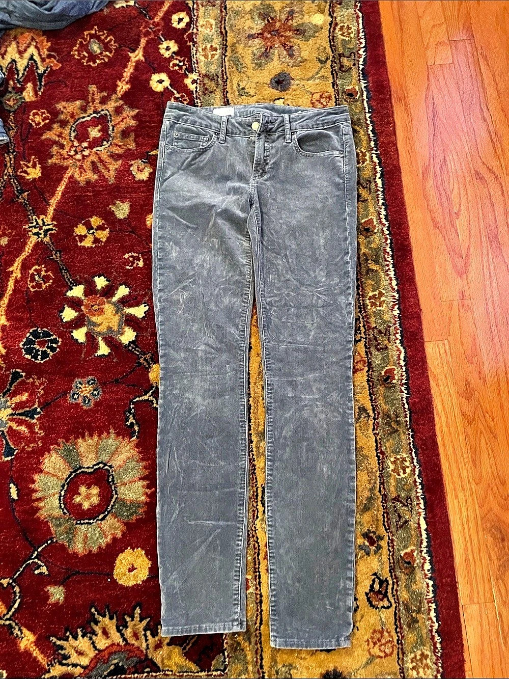 Gap 1969 Skinny Jeans Gray Waist 26